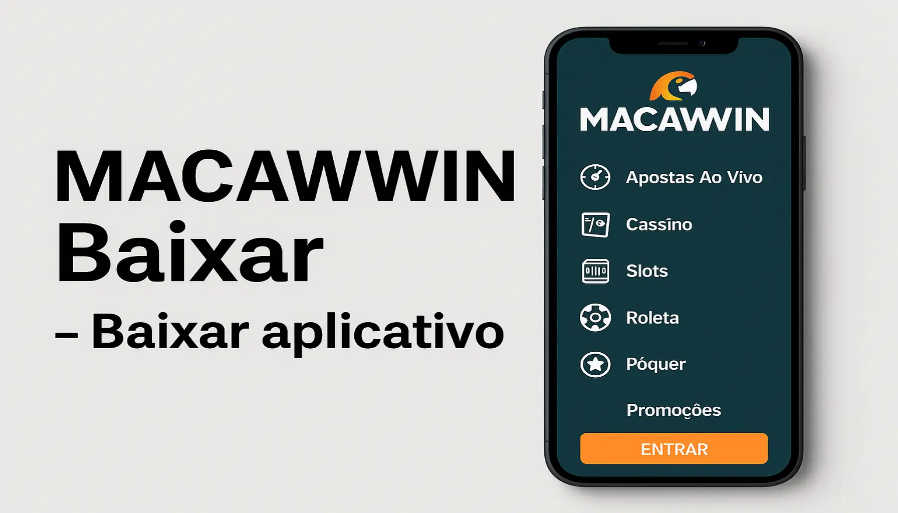 Baixar o MACAWWIN Cassino App